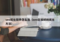 seo优化软件怎么选（seo比较好的优化方法）